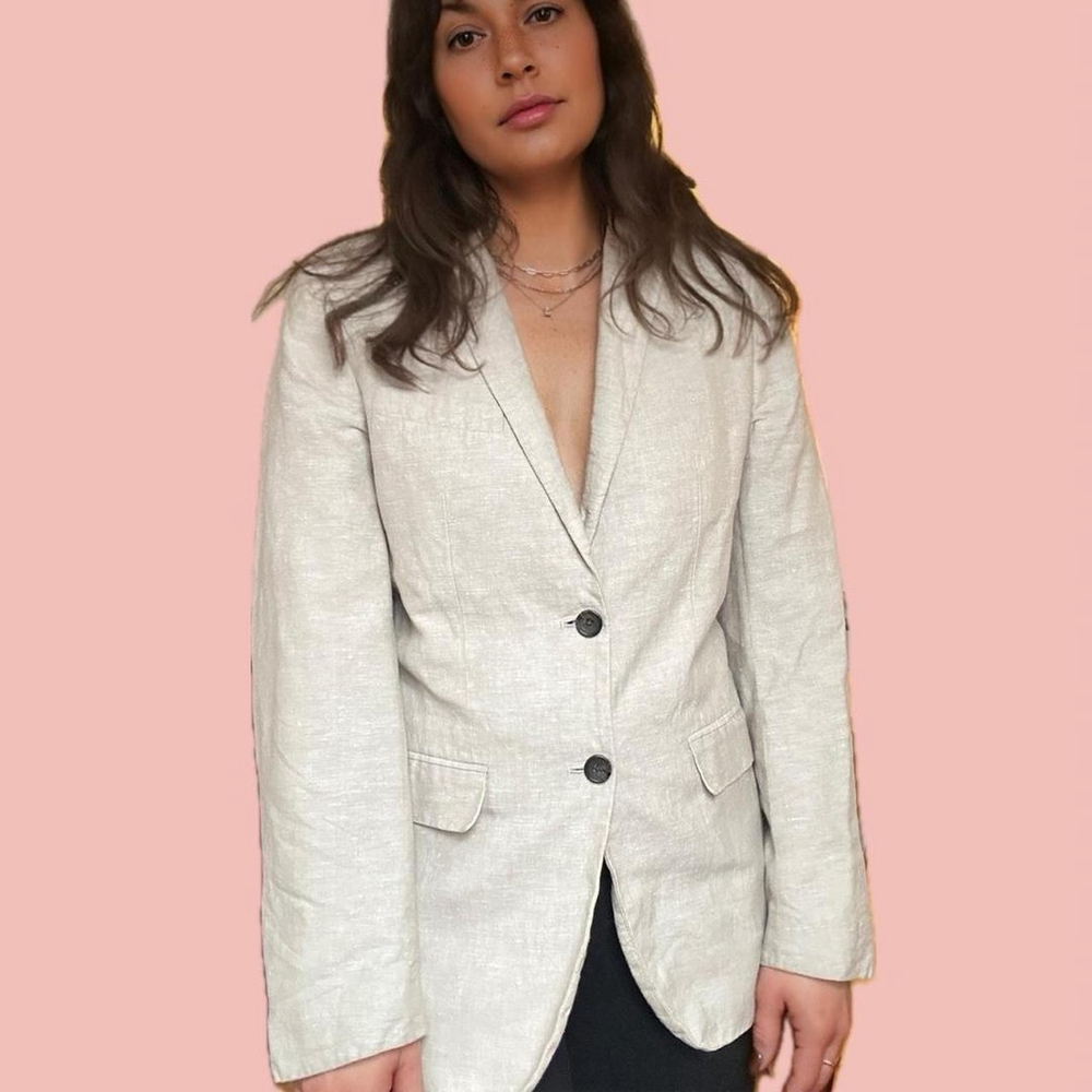 High-Quality Linen Blazer